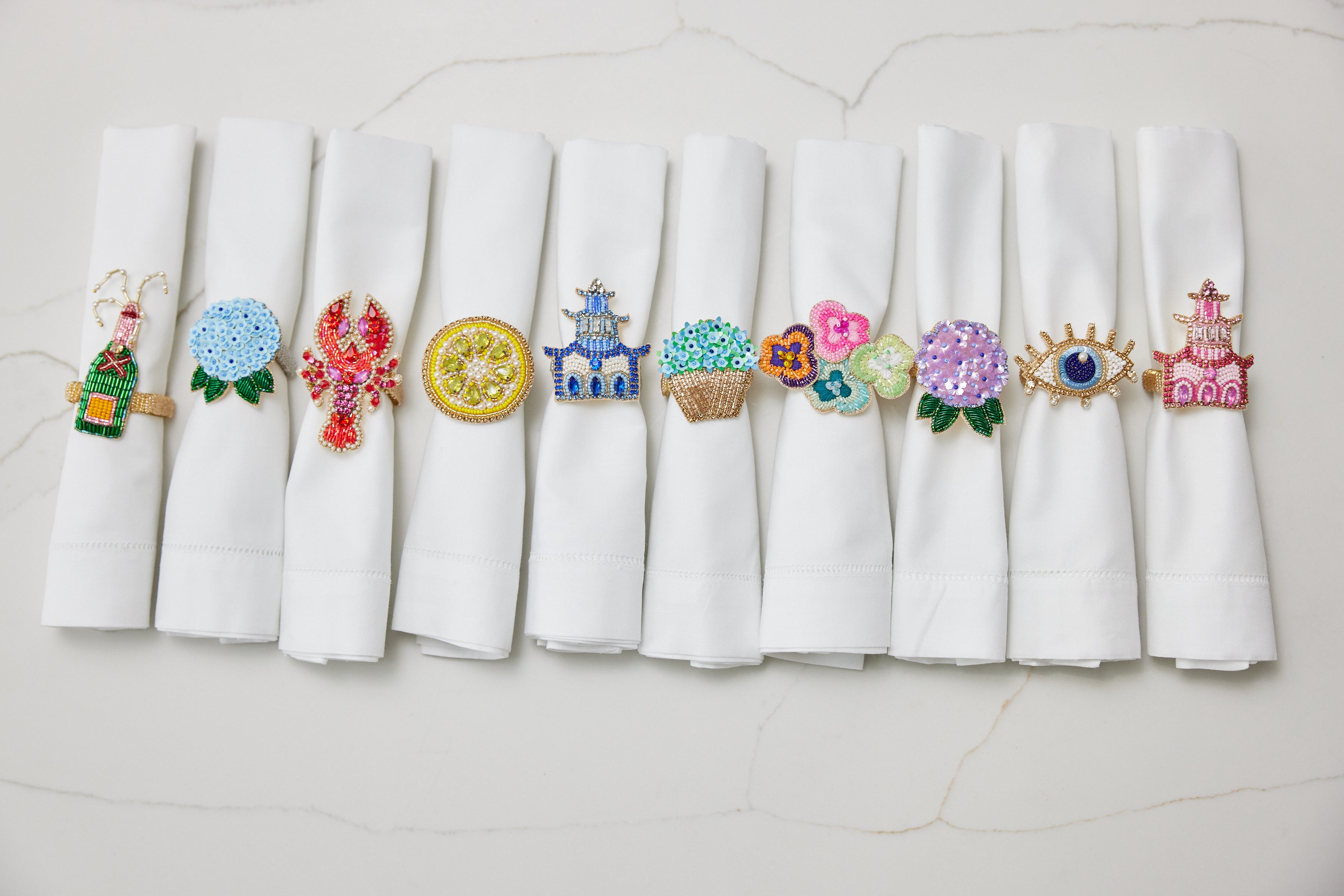 Jellyfish Napkin Ring  Beth Ladd Collections